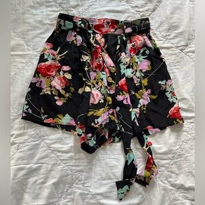 Yumi Kim 100% silk floral shorts